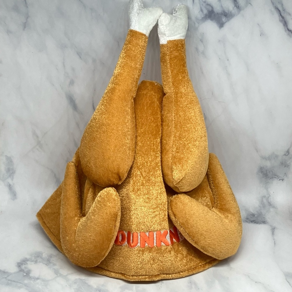 NEW Dunkin Festive Holiday TURKEY HAT Thanksgiving *FREE GIFT W/PURCHASE*
